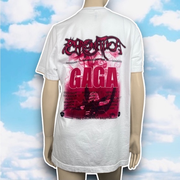 LADY GAGA The Chromatica Ball Tour Concert Unofficial Tee Little Monster Unisex - Picture 6 of 10